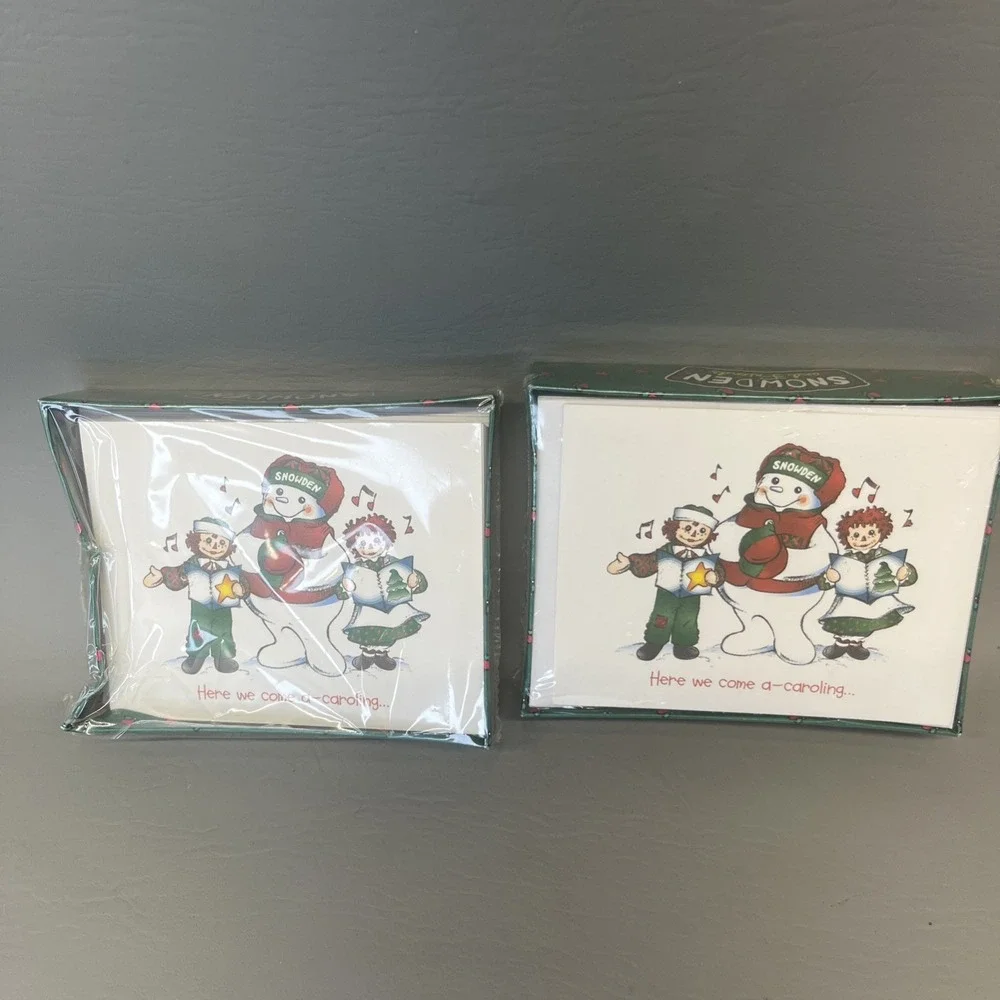 Raggedy Ann & Andy Snowden & Friends 18 Holiday Cards Sealed Vintage 90s lot
